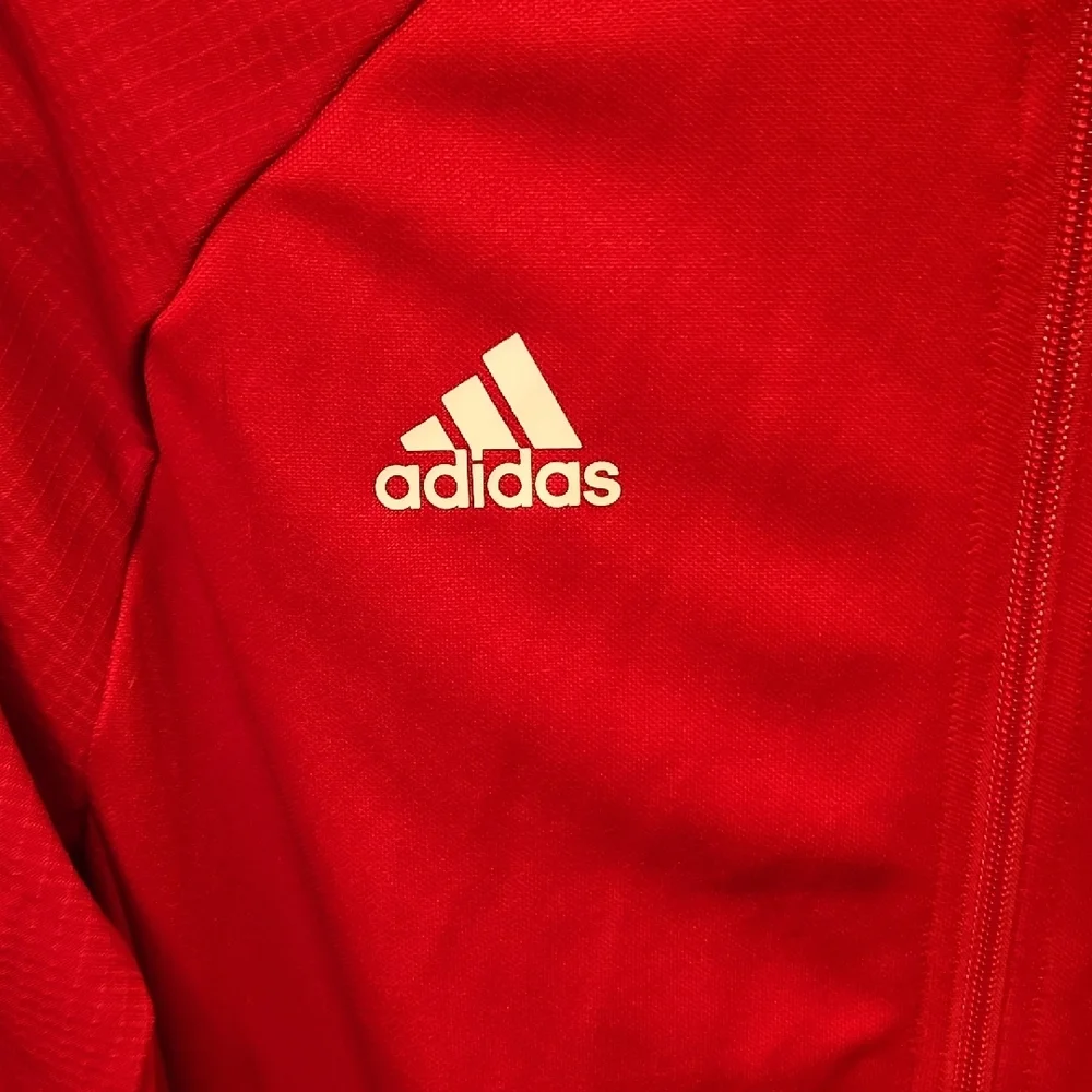 ADIDAS Red Track Jacket - Picture 2 of 7